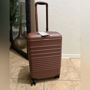 BEIS Maple Small Carry On Luggage Rolling Suitcase